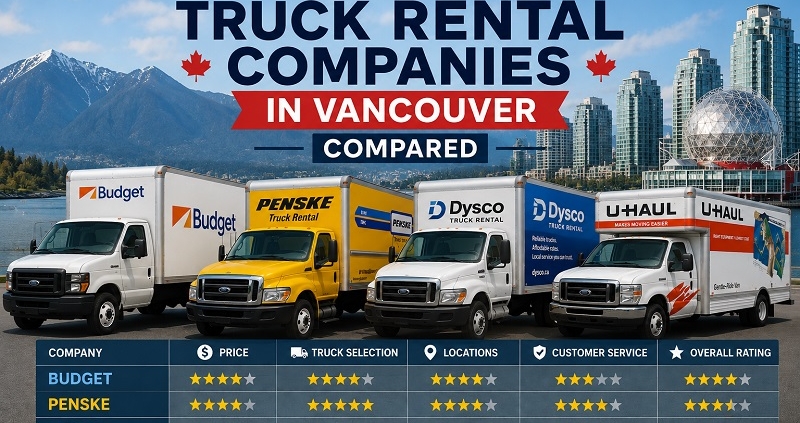 Best Truck Rental Companies in Vancouver Compared